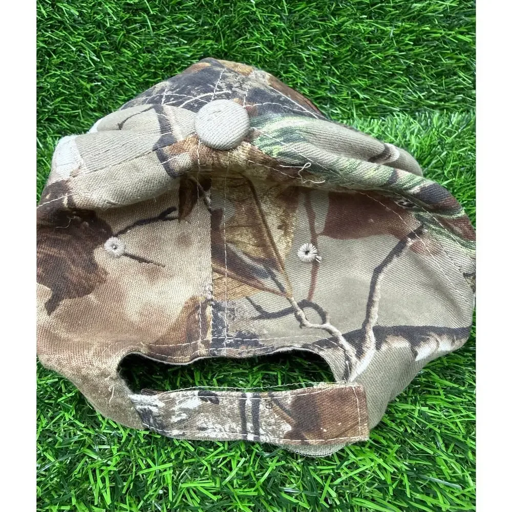 Texas Longhorns Camo Adjustable Hat Cap Hunting Realtree One Size Embroidered